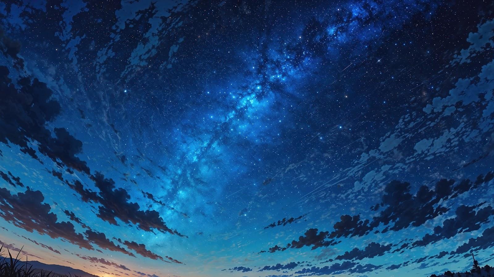 Artistic Milky Way Galaxy Night Sky 4K Wallpaper